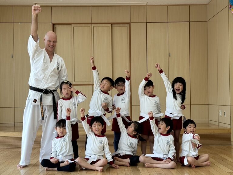 れいがん幼稚園での集合写真